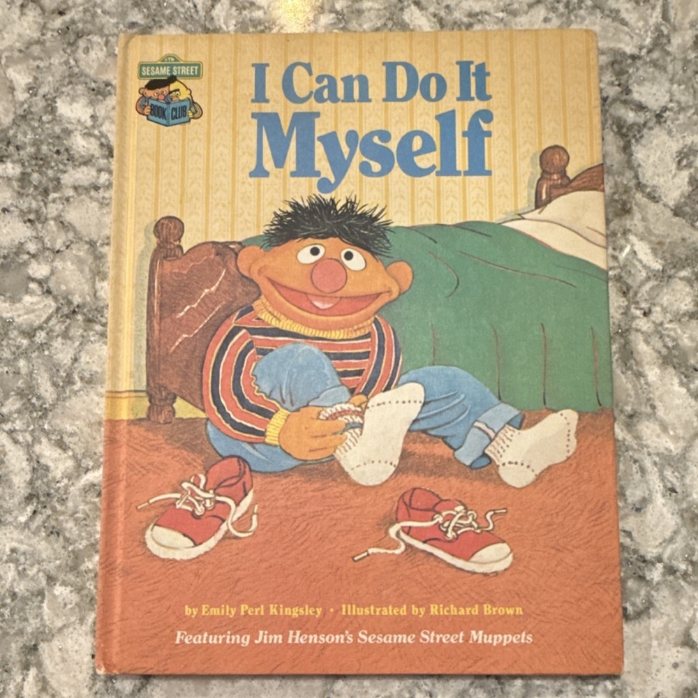 Vintage Sesame Street, I‎ Can Do It Myself, 1980, Hardcover, Kingsley & Brown